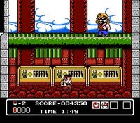 Hammerin Harry sur Nintendo Nes